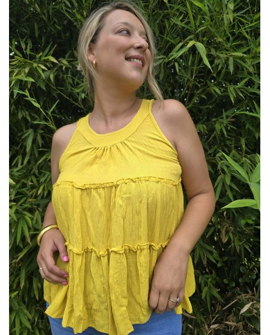 Blusa aire amarilla