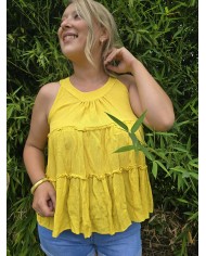 Blusa aire amarilla