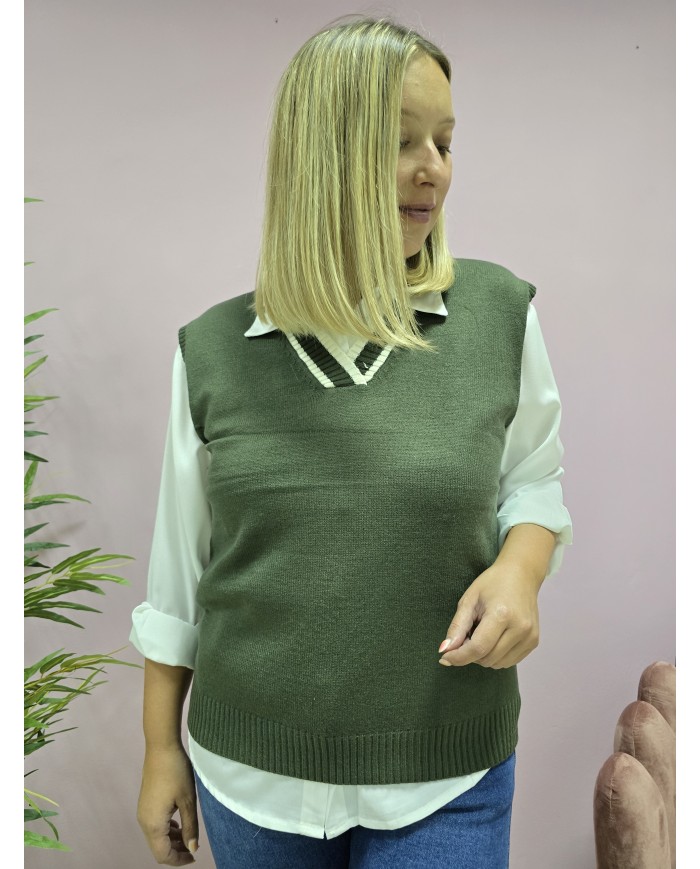Chaleco Oxford Verde