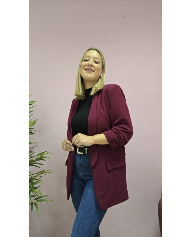 Blazer Frunce Burdeos