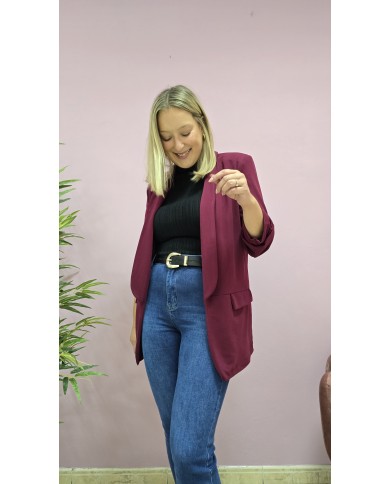 Blazer Frunce Burdeos
