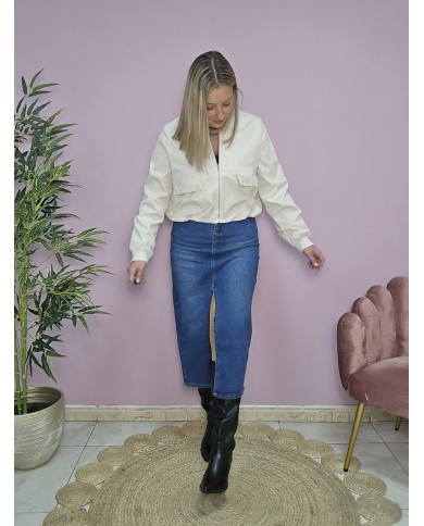 Bomber Lia Beige