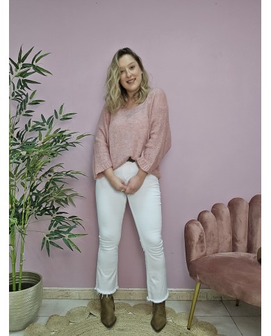 Pantalón Flare Blanco