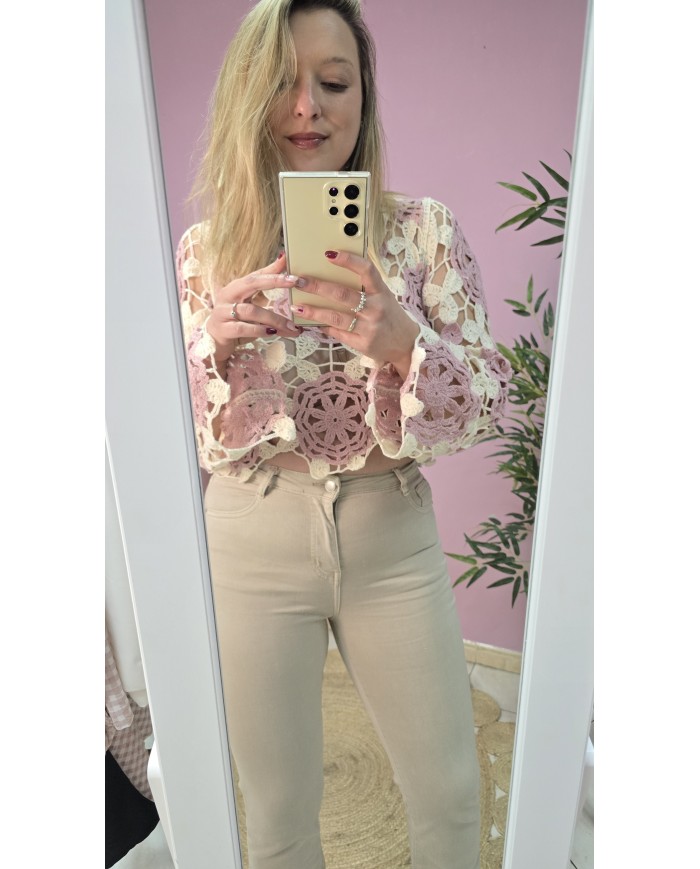 Top Mándala Rosa