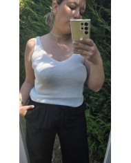 Camiseta brillit plata