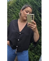 Chaqueta Oriental Negra
