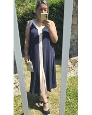 Vestido Corfú Marino